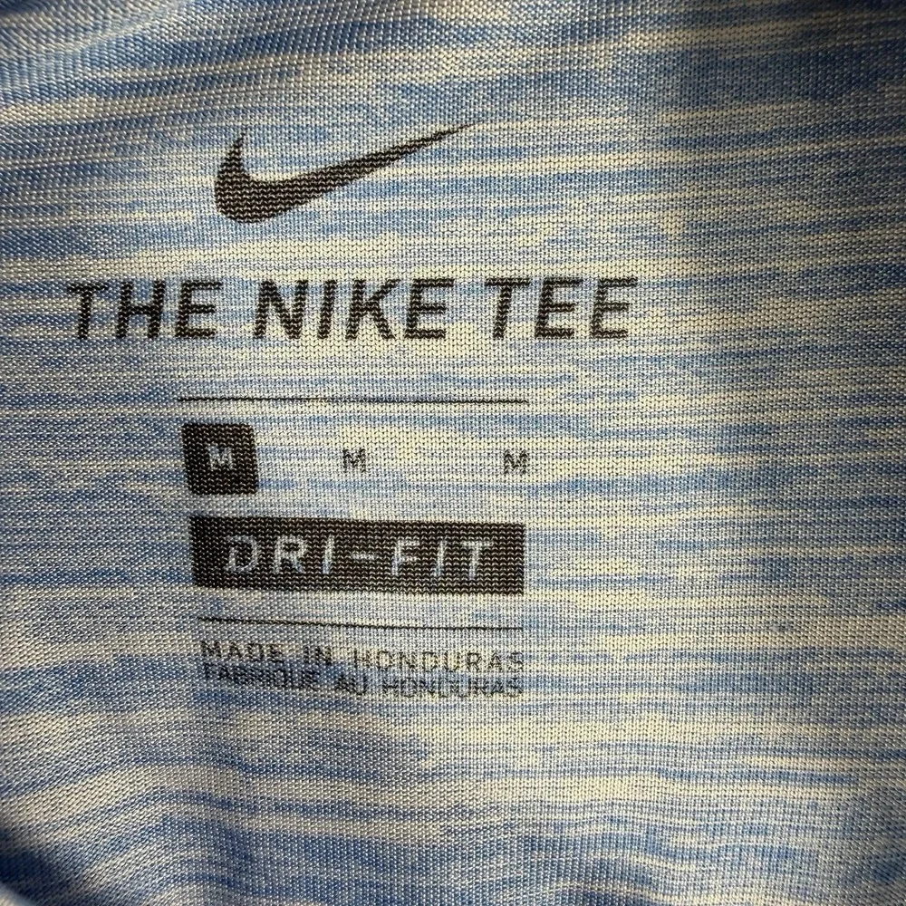 The Nike Tee Dri Fit Ole Miss Rebels Men's Medium Blue Long Sleeve Football